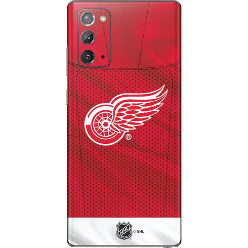 NHL Detroit Red Wings Home Jersey Galaxy Note20 5G Skin