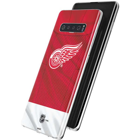 NHL Detroit Red Wings Home Jersey Galaxy S10 Skin