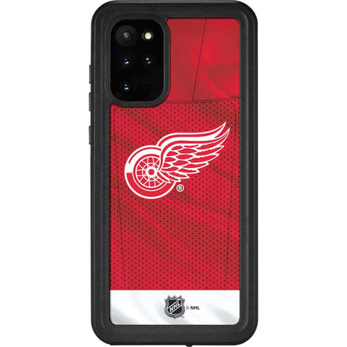 NHL Detroit Red Wings Home Jersey Galaxy S20 Plus Waterproof Case