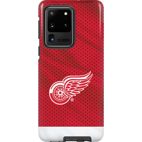 NHL Detroit Red Wings Home Jersey Galaxy S20 Ultra 5G Pro Case