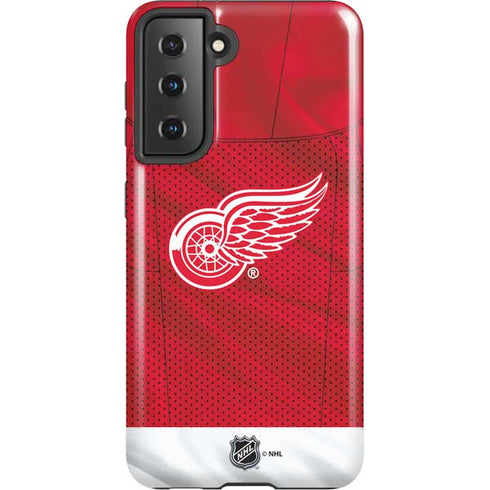 NHL Detroit Red Wings Home Jersey Galaxy S21 5G Pro Case