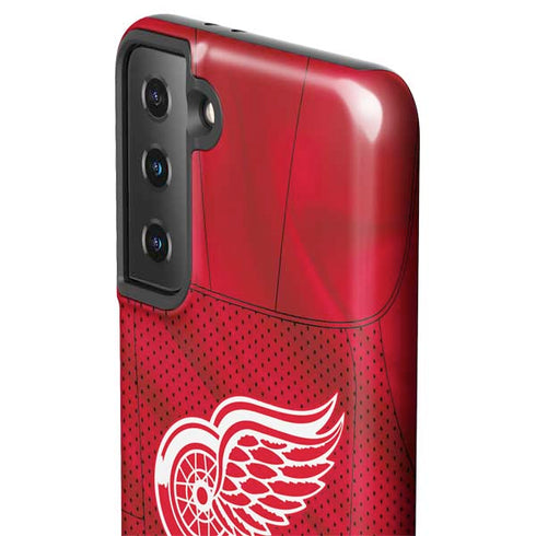 NHL Detroit Red Wings Home Jersey Galaxy S21 FE Pro Case