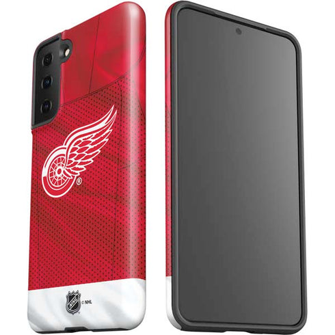 NHL Detroit Red Wings Home Jersey Galaxy S21 FE Pro Case