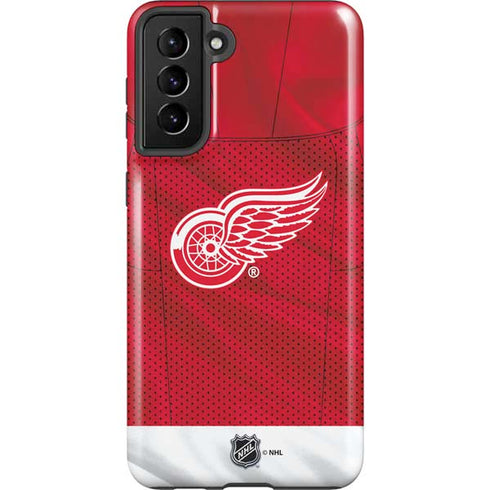 NHL Detroit Red Wings Home Jersey Galaxy S21 Plus 5G Pro Case