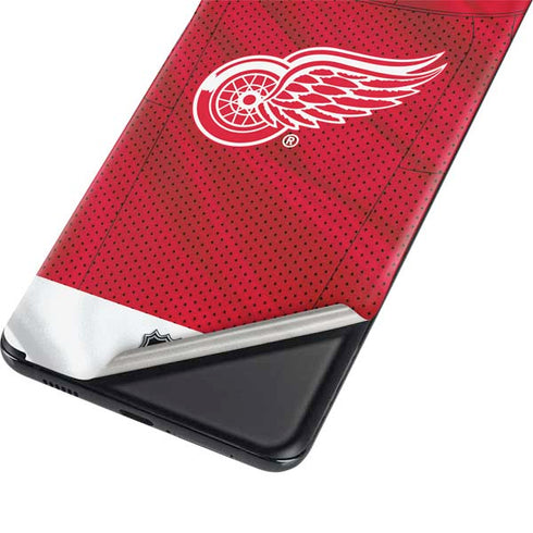NHL Detroit Red Wings Home Jersey Galaxy S21 Plus 5G Skin