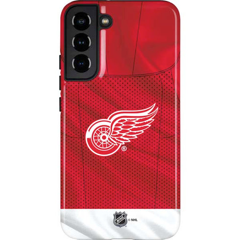 NHL Detroit Red Wings Home Jersey Galaxy S22 Plus Pro Case