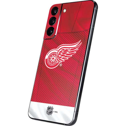 NHL Detroit Red Wings Home Jersey Galaxy S22 Plus Skin
