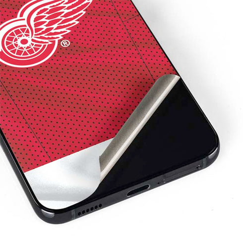 NHL Detroit Red Wings Home Jersey Galaxy S22 Plus Skin
