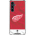 NHL Detroit Red Wings Home Jersey Galaxy S23 FE Clear Case