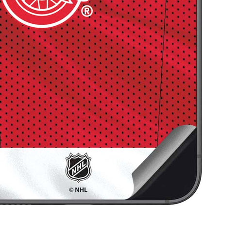NHL Detroit Red Wings Home Jersey Galaxy S23 FE Skin
