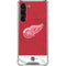 NHL Detroit Red Wings Home Jersey Galaxy S23 Plus Clear Case