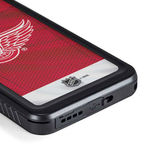 NHL Detroit Red Wings Home Jersey Galaxy S23 Plus Waterproof Case