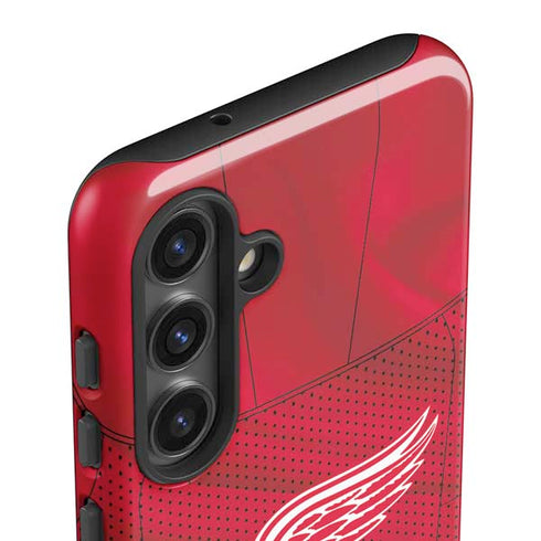 NHL Detroit Red Wings Home Jersey Galaxy S24 Plus Impact Case