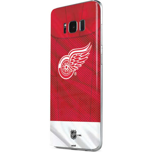 NHL Detroit Red Wings Home Jersey Galaxy S8 Skin