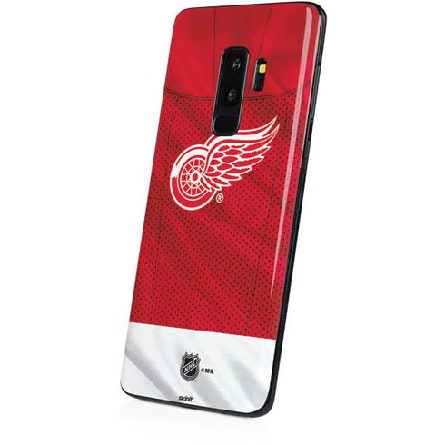 NHL Detroit Red Wings Home Jersey Galaxy S9 Plus Skin