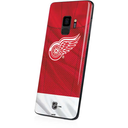 NHL Detroit Red Wings Home Jersey Galaxy S9 Skin