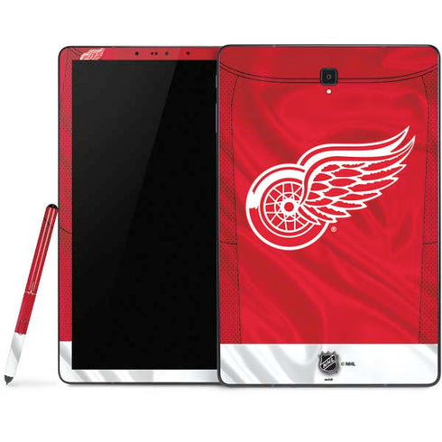 NHL Detroit Red Wings Home Jersey Samsung Galaxy Tab Skin