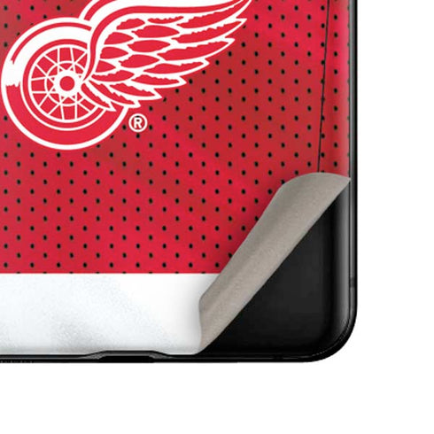 NHL Detroit Red Wings Home Jersey Galaxy Z Flip Skin