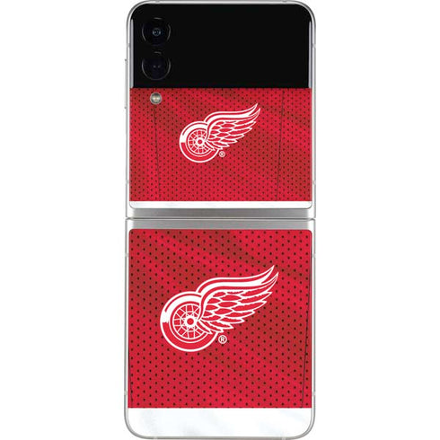 NHL Detroit Red Wings Home Jersey Galaxy Z Flip3 5G Skin