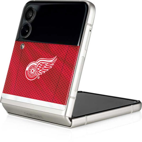 NHL Detroit Red Wings Home Jersey Galaxy Z Flip3 5G Skin