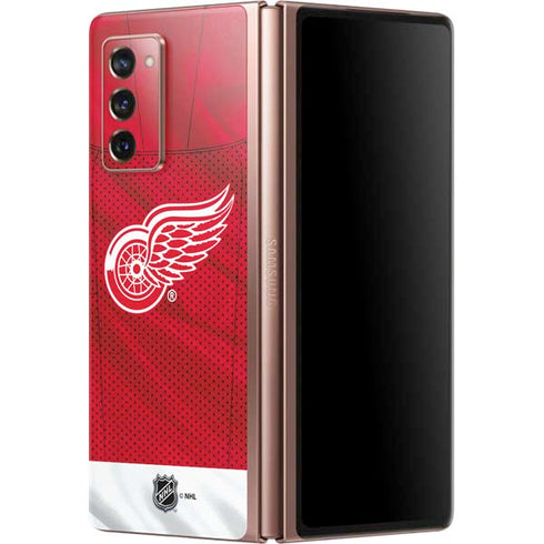 NHL Detroit Red Wings Home Jersey Galaxy Z Fold2 5G Skin