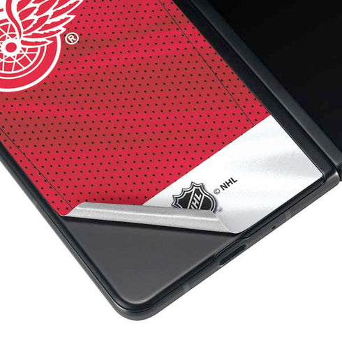 NHL Detroit Red Wings Home Jersey Galaxy Z Fold4 5G Skin