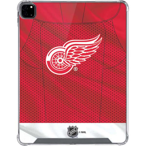NHL Detroit Red Wings Home Jersey iPad Pro 12.9in (2020) Clear Case