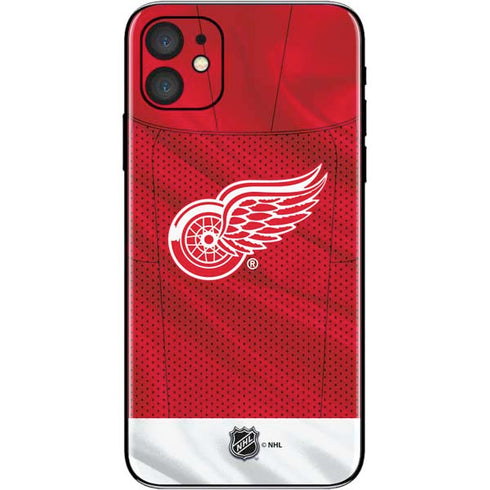 NHL Detroit Red Wings Home Jersey iPhone 11 Skin