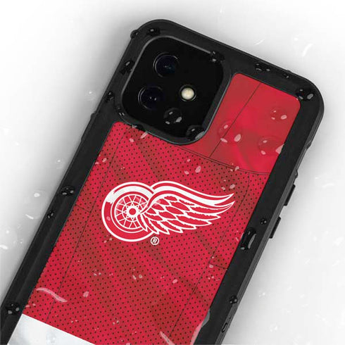 NHL Detroit Red Wings Home Jersey iPhone 12 Mini Waterproof Case