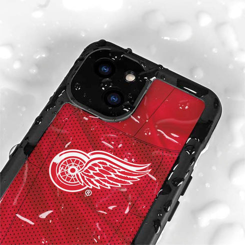 NHL Detroit Red Wings Home Jersey iPhone 13 Mini Waterproof Case