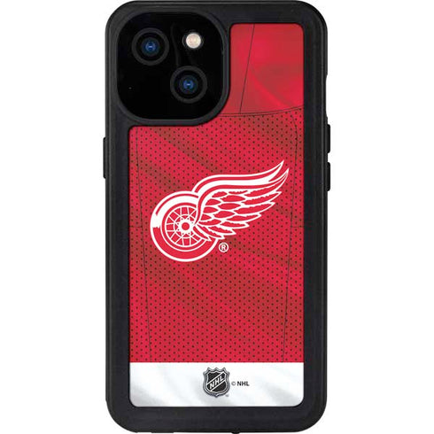 NHL Detroit Red Wings Home Jersey iPhone 13 Mini Waterproof Case