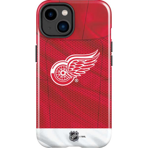 NHL Detroit Red Wings Home Jersey iPhone 14 Plus Impact Case