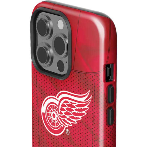 NHL Detroit Red Wings Home Jersey iPhone 15 Pro Impact Case
