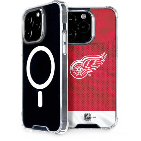 NHL Detroit Red Wings Home Jersey iPhone 15 Pro MagSafe Case