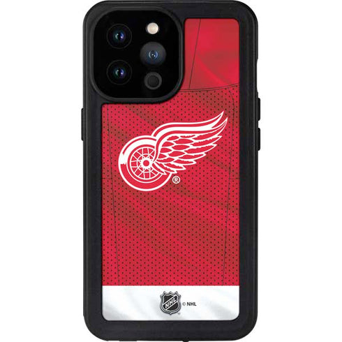 NHL Detroit Red Wings Home Jersey iPhone 14 Pro Max Waterproof Case