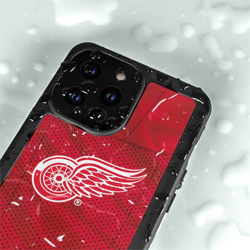 NHL Detroit Red Wings Home Jersey iPhone 14 Pro Max Waterproof Case