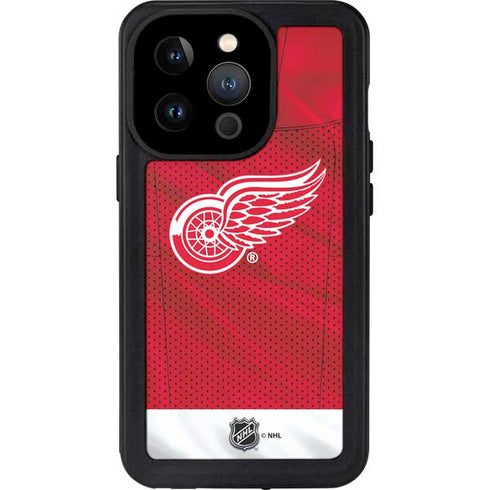 NHL Detroit Red Wings Home Jersey iPhone 14 Pro Waterproof Case