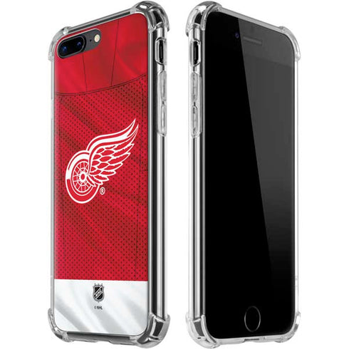 NHL Detroit Red Wings Home Jersey iPhone 7/8 Plus Clear Case