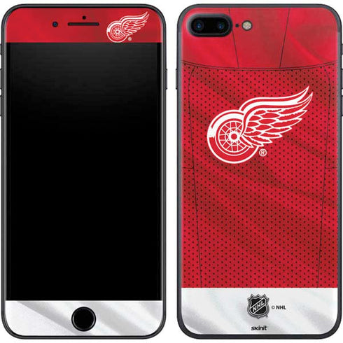 NHL Detroit Red Wings Home Jersey iPhone 8 Plus Skin