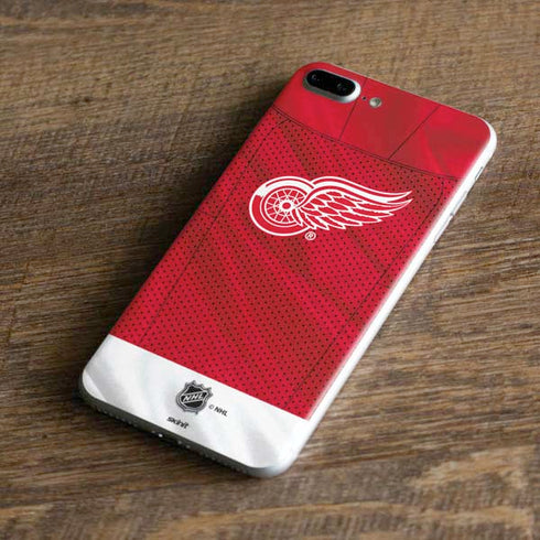 NHL Detroit Red Wings Home Jersey iPhone 8 Plus Skin