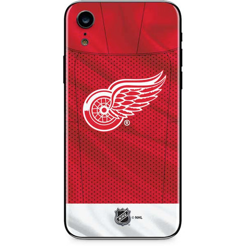 NHL Detroit Red Wings Home Jersey iPhone XR Skin