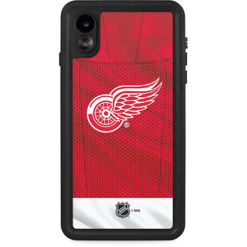NHL Detroit Red Wings Home Jersey iPhone XR Waterproof Case