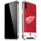 NHL Detroit Red Wings Home Jersey iPhone XS Max Clear Case