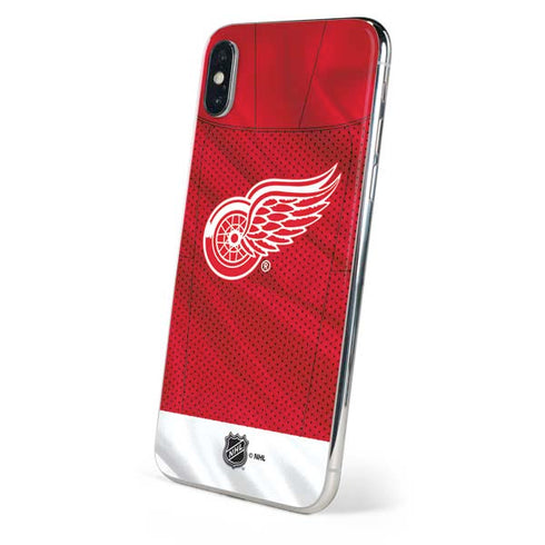NHL Detroit Red Wings Home Jersey iPhone XS Max Skin
