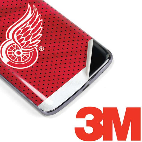NHL Detroit Red Wings Home Jersey Moto E5 Plus Skin
