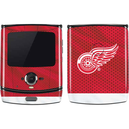 NHL Detroit Red Wings Home Jersey Motorola RAZR Skin