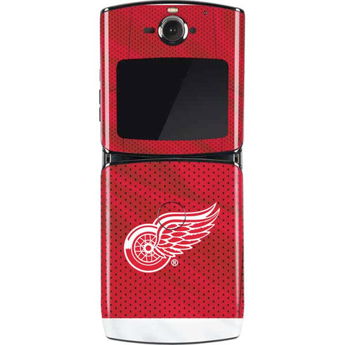 NHL Detroit Red Wings Home Jersey Motorola RAZR Skin