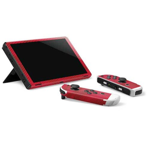 NHL Detroit Red Wings Home Jersey Nintendo Switch OLED (2021) Skin