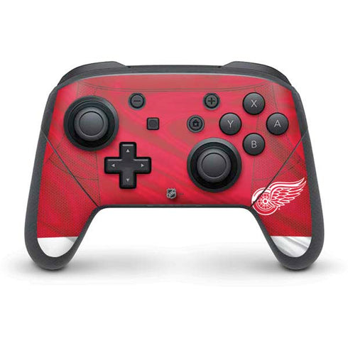 NHL Detroit Red Wings Home Jersey Nintendo Switch Pro Controller Skin