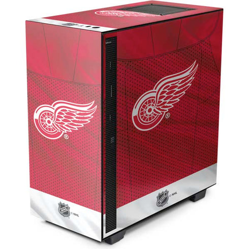 NHL Detroit Red Wings Home Jersey NZXT H510 Compact ATX Mid-Tower Case Skin